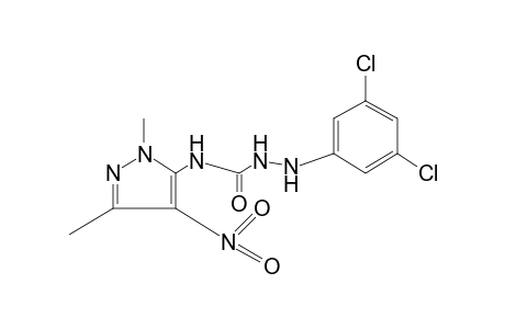 1-(3,5-dichlorophenyl)-4-(1,3-dimethyl-4-nitropyrazol-5-yl)semicarbazide