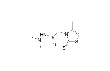 3(2H)-thiazoleacetic acid, 4-methyl-2-thioxo-, 2,2-dimethylhydrazide