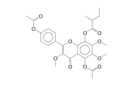 DIACETYL-PRATENSIN-D;5,4'-DIACETOXY-3,6,7-TRIMETHOXY-8-(2-METHYLBUTYROYLOXY)-FLAVONE