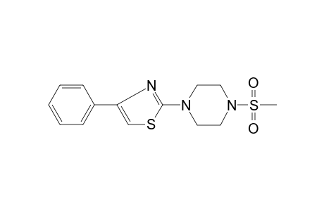 Piperazine, 1-methylsulfonyl-4-(4-phenyl-2-thiazolyl)-