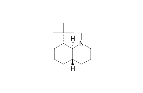 N-METHYL-8-ALPHA-TERT.-BUTYL-TRANS-DECAHYDROQUINOLINE