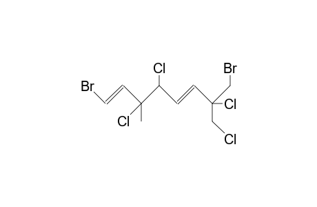 1,5-OCTADIENE, 1-BROMO-7-(BROMOMETHYL)-3,4,7,8-TETRACHLORO-3-METHYL-