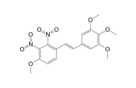 (E)-2-(4'-METHOXY-2',3'-DINITROPHENYL)-1-(3,4,5-TRIMETHOXYPHENYL)-ETHENE