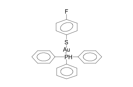 TRIPHENYLPHOSPHINEGOLD PARA-FLUOROTHIOPHENOLATE