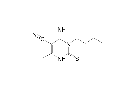 1-butyl-6-imino-4-methyl-1,2,3,6-tetrahydro-2-thioxo-5-pyrimidinecarbonitrile