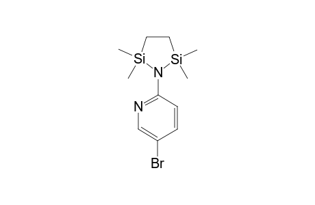 1-Aza-1-(5'-bromo-2'-pyridinyl)-2,2,5,5-tetramethyl-2,5-disilacyclopentane