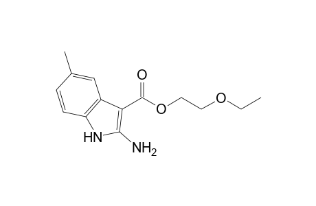 2-Ethoxyethyl 2-Amino-5-methylindole-3-carboxylate