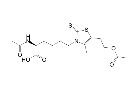 3-[(5S)-5-Acetamido-5-carboxypentyl)-5-(2-acetoxyethyl)-4-methylthiazole-2(3H)-thione