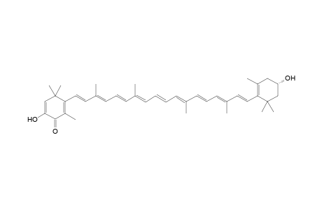 .beta.,.beta.-Caroten-4-one, 2,3-didehydro-3,3'-dihydroxy-, (3'S)-