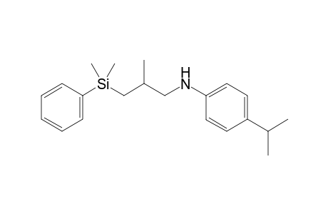 N-(2-Methyl-3-(dimethyl(phenyl)silyl)propyl)-4-isopropylaniline