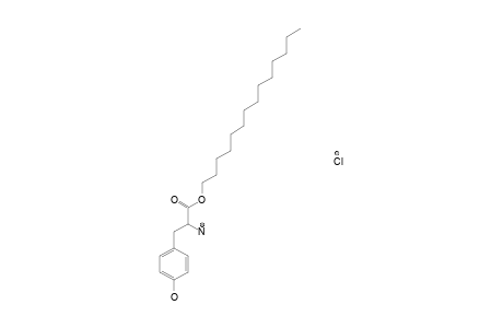 tyrosine, tetradecyl ester, hydrochloride