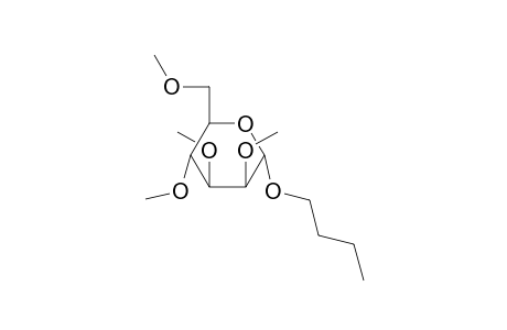 n-Butyl 2,3,4,6-tetra-methyl-.alpha.,D-mannopyranoside isomer