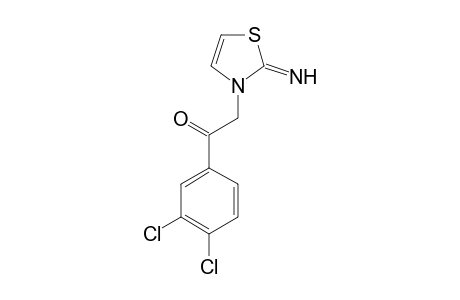 1-(3,4-dichlorophenyl)-2-(2-imino-1,3-thiazol-3-yl)ethanone