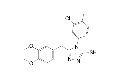 4-(3-chloro-p-tolyl)-5-veratryl-4H-1,2,4-triazole-3-thiol