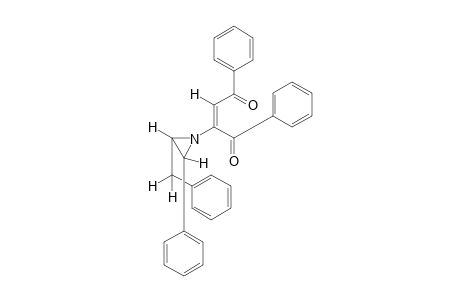 (E)-2-(cis-2-benzyl-3-phenyl-1-aziridinyl)-1,4-diphenyl-2-butene-1,4-dione