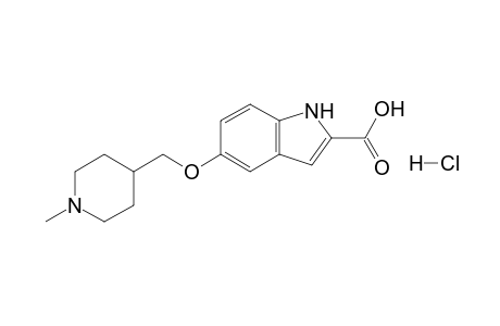 5-[(1-Methylpiperidin-4-yl)methoxy]-1H-indole-2-carboxylic acid hydrochloride