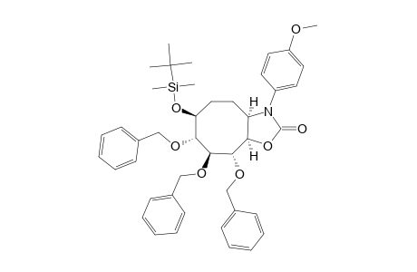 (3AR,6S,7R,8S,9AR)-7,8,9-TRI-(BENZYLOXY)-6-TERT.-BUTYLDIMETHYLSILYLOXY-OCTAHYDRO-CYCLOOCTAOXAZOL-2-ONE