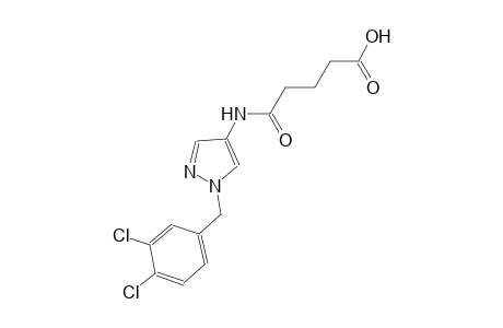 5-{[1-(3,4-dichlorobenzyl)-1H-pyrazol-4-yl]amino}-5-oxopentanoic acid