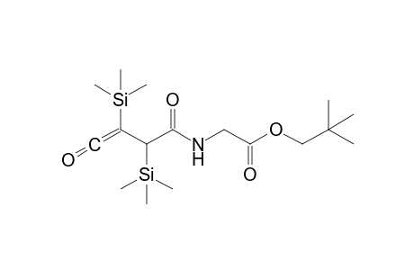 N-(1'-tert-Butylcarbomethoxymethyl)-2,3-bis(trimethylsilyl)-4-oxobut-3-enamide