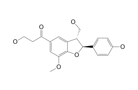 CHUSHIZISIN_F;(7'-R*,8'-S*)-3-METHOXY-7-OXO-4',9,9''-TRIHYDROXY-4,7'-EPOXY-5,8'-NEOLIGNAN