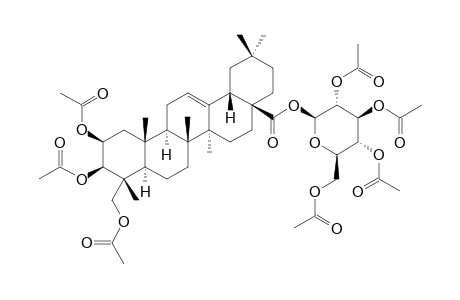 2-BETA,3-BETA,23-TRIACETOXY-OLEAN-12-EN-28-OIC-ACID-BETA-D-(2,3,4,6-TETRAACETYL)-GLUCOPYRANOSYLESTER