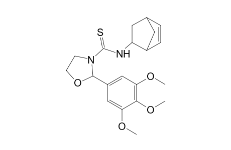 N-(5-norbornen-2-yl)-thio-2-(3,4,5-trimethoxyphenyl)-3-oxazolidinecarboxamide