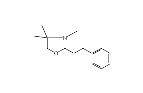 2-PHENETHYL-3,4,4-TRIMETHYLOXAZOLIDINE