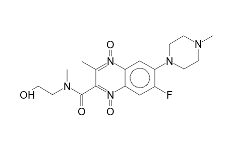 7-Fluoro-3-methyl-6-(4-methylpiperazin-1-yl)quinoxaline-2-carboxamide-1,4-dioxide, N-(2-hydroxyethyl)-N-methyl-