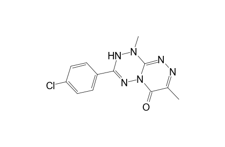 3-(4-Chlorophenyl)-1,7-dimethyl-1,4-dihydro-6H-[1,2,4]triazino[4,3-b][1,2,4,5]tetraazin-6-one