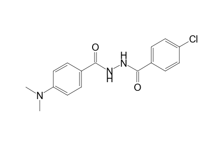 1-(p-chlorobenzoyl)-2-[p-(dimethylamino)benzoyl]hydrazine