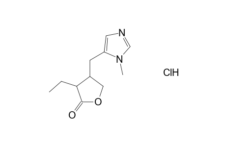 2(3H)-FURANONE, 3-ETHYLDIHYDRO-4-[(1-METHYL-1H-IMIDAZOL-5-YL)METHYL]