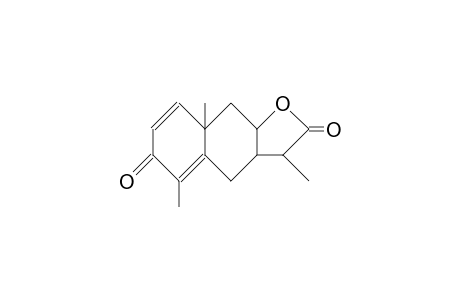 NAPHTHO[2,3-B]FURAN-2,6(3H,4H)-DIONE, 3A,8A,9,9A-TETRAHYDRO-3,5,8A-TRIMETHYL-