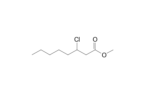 3-chlorooctanoic acid, methyl ester