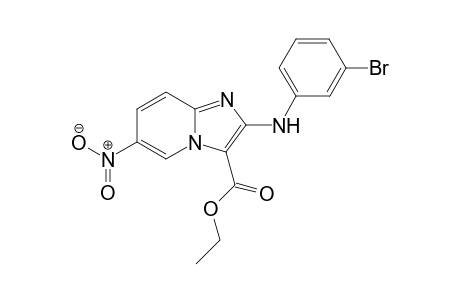 Ethyl 2-(3-bromophenyl)amino-6-nitroimidazo[1,2-a]pyridine-3-carboxylate