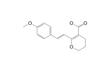 2H-3,4-DIHYDRO-6-(4-METHOXYSTYRYL)-PYRAN-5-CARBONSAEURE