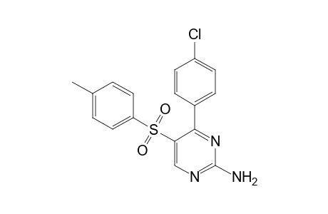 2-AMINO-4-(p-CHLOROPHENYL)-5-(p-TOLYLSULFONYL)PYRIMIDINE