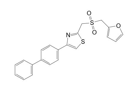 4-(4-biphenylyl)-2-[(furfurylsulfonyl)methyl]thiazole