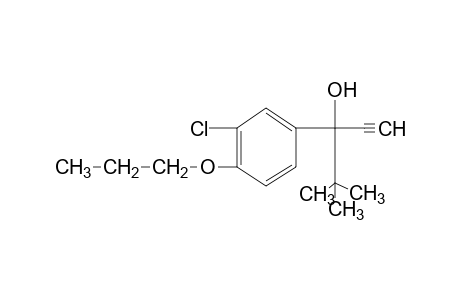 alpha-tert-BUTYL-3-CHLORO-alpha-ETHYNYL-4-PROPOXYBENZYL ALCOHOL