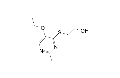 Ethanol, 2-[(5-ethoxy-2-methyl-4-pyrimidinyl)thio]-