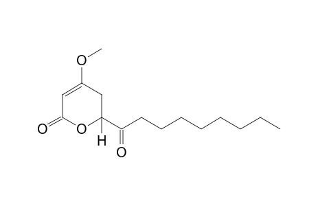 5,6-dihydro-4-methoxy-6-nonanoyl-2H-pyan-2-one