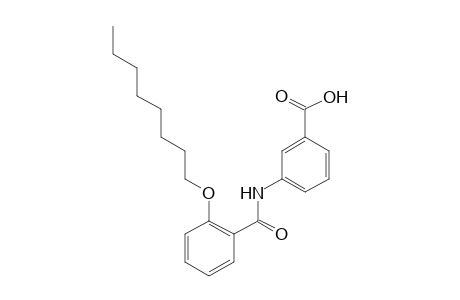 m-[o-(OCTYLOXY)BENZAMIDO]BENZOIC ACID