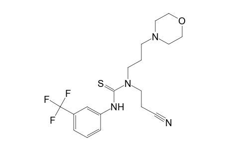 1-(2-CYANOETHYL)-1-(3-MORPHOLINOPROPYL)-2-THIO-3-(alpha,alpha,alpha-TRIFLUORO-m-TOLYL)UREA