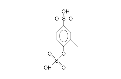 4-HYDROXY-m-TOLUENESULFONIC ACID, HYDROGEN SULFATE (ESTER)