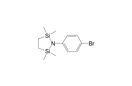 1-(p-bromophenyl)-2,2,5,5-tetramethyl-1-aza-2,5-disilacyclopentane