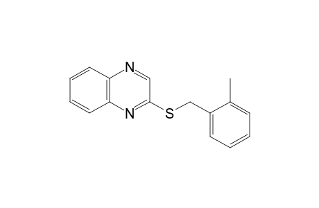 2-[(o-METHYLBENZYL)THIO]QUINOXALINE