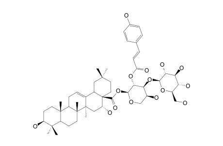 28-O-[GLUCOPYRANOSYL-(1->3)-(2-COUMAROYLOXY)-ARABINOPYRANOSYL]-ECHINOCYSTIC-ACID-ESTER