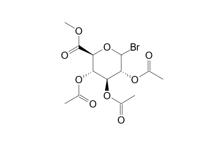 D-Glucopyranuronic acid, 1-bromo-1-deoxy-, methyl ester, triacetate