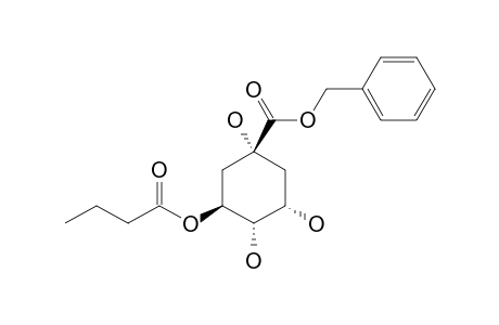 BENZYL-5-O-BUTANOYLQUINATE;BENZYL-5-BETA-(BUTANOYLOXY)-1-ALPHA,3-ALPHA,4-ALPHA-TRIHYDROXYCYCLOHEXANE-1-BETA-CARBOXYLATE