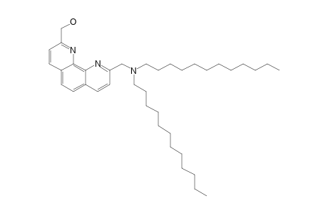 2-[(DIDODECYLAMINO)-METHYL]-9-(HYDROXYMETHYL)-1,10-PHENANTHROLINE