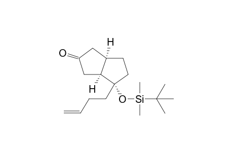 (1R,5S,6S)-6-(But-3'-enyl)-6-(t-butyl)dimethylsilyloxy]bicyclo[3.3.0]octan-3-one